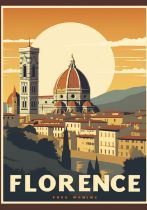 Florence, Italy Travel Poster