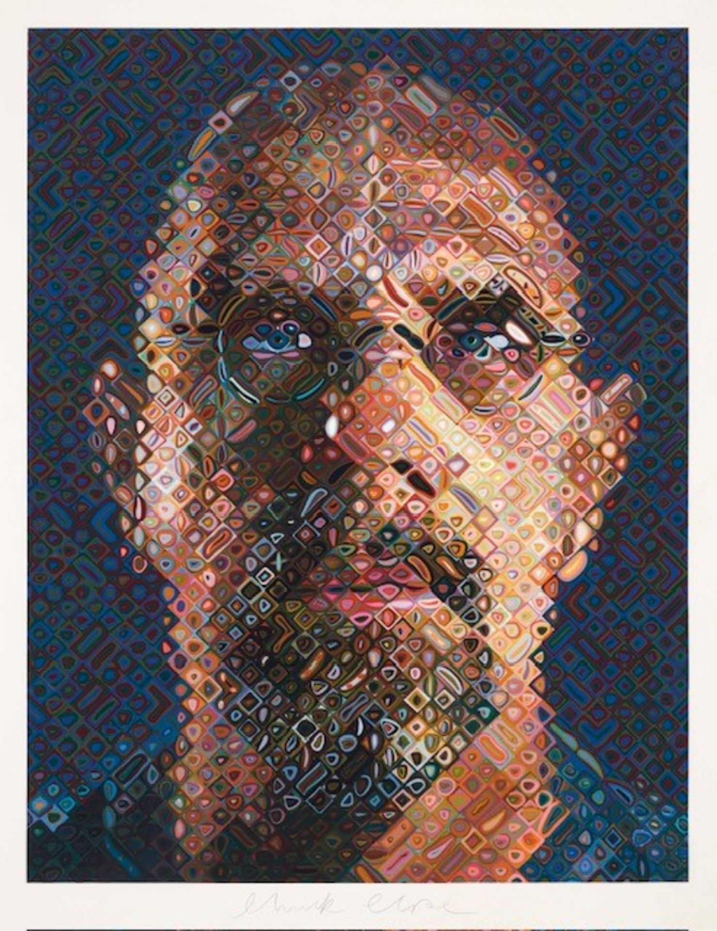 CHUCK CLOSE (B. 1940) Self-Portrait