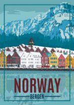 Norway Travel Poster