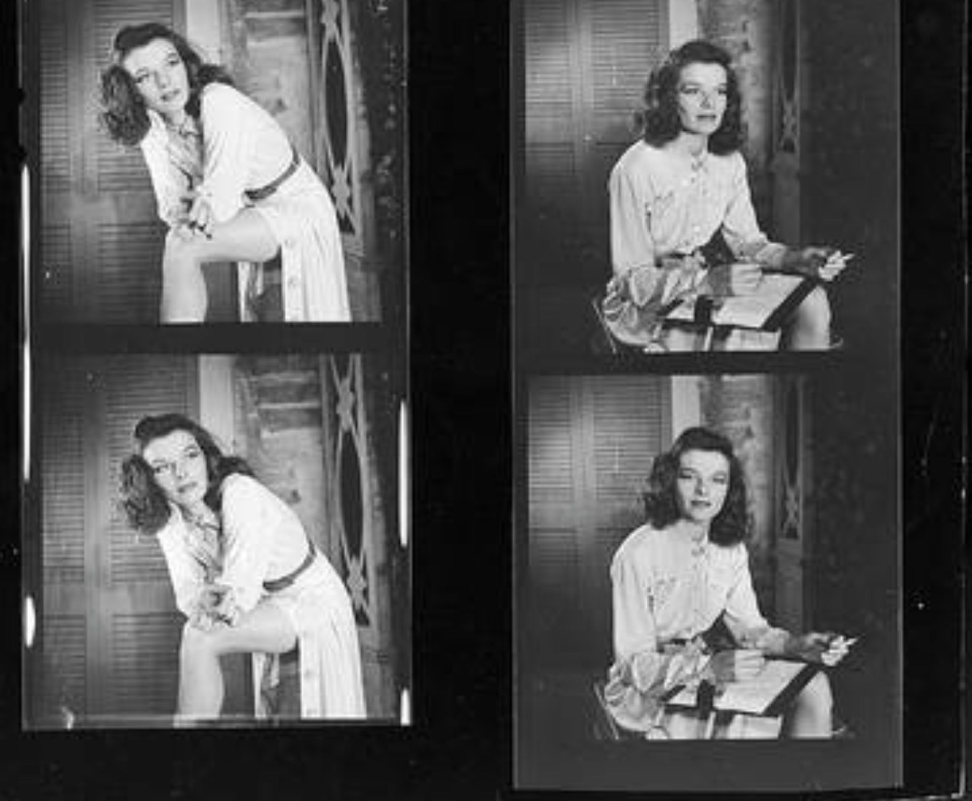 Alfred Eisenstaedt "Katharine Hepburn" Contact Sheet - Bild 2 aus 5