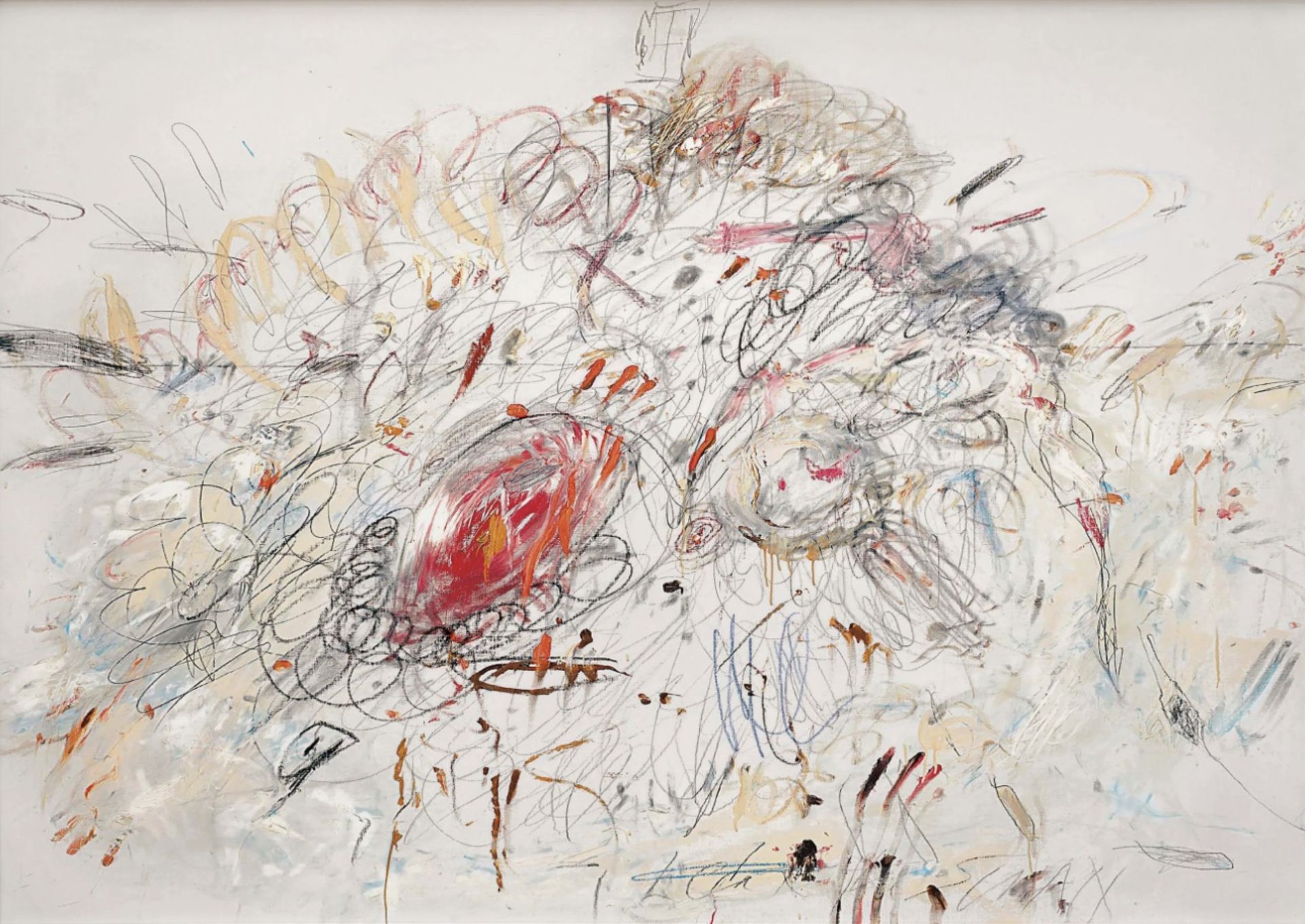 Cy Twombly "Untitled" Offset Lithograph