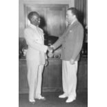 J. Edgar Hoover with Bill Robinson Print