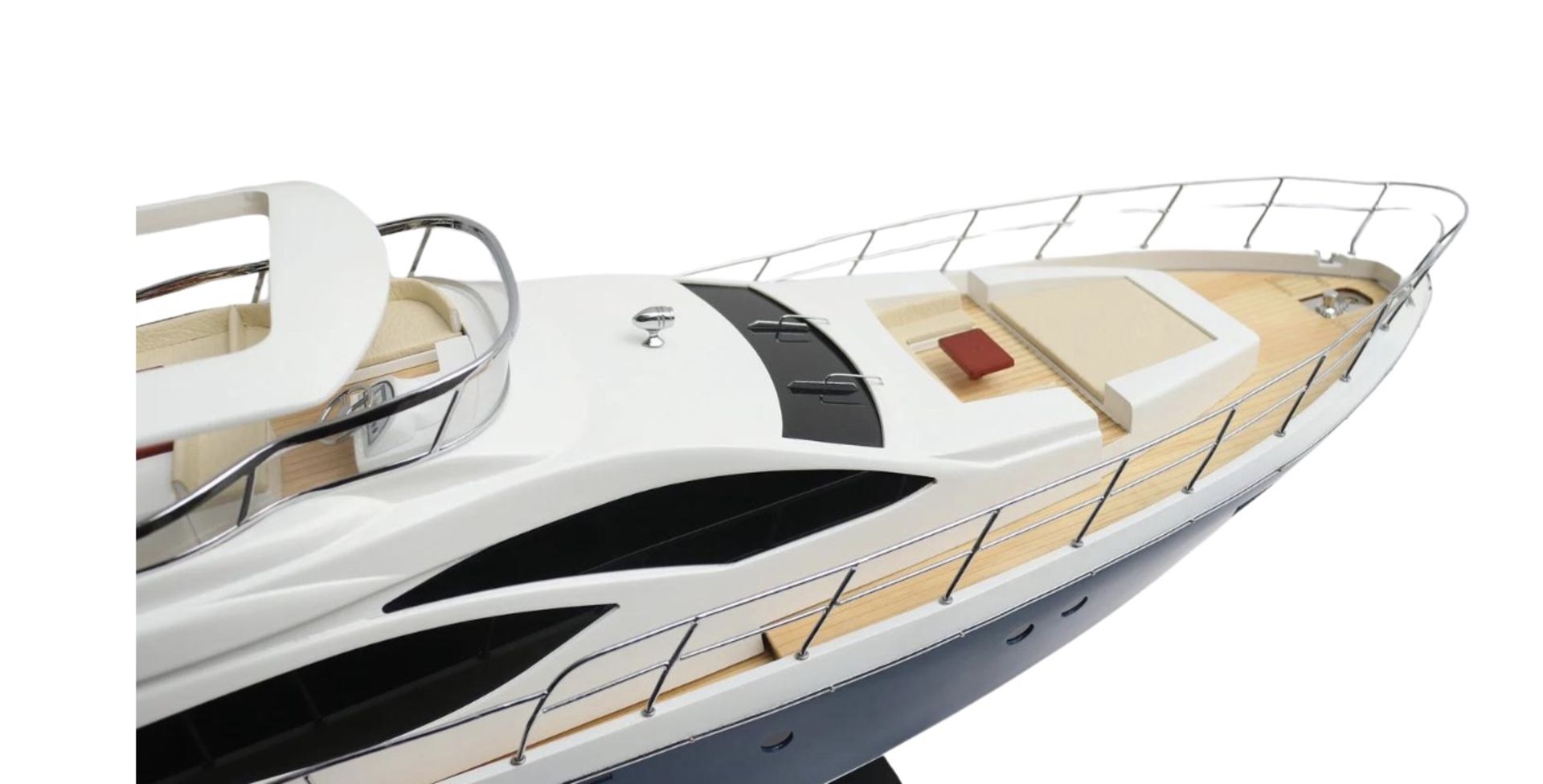 Azimut 82 Yacht Wooden Scale Desk Display Model - Image 6 of 10
