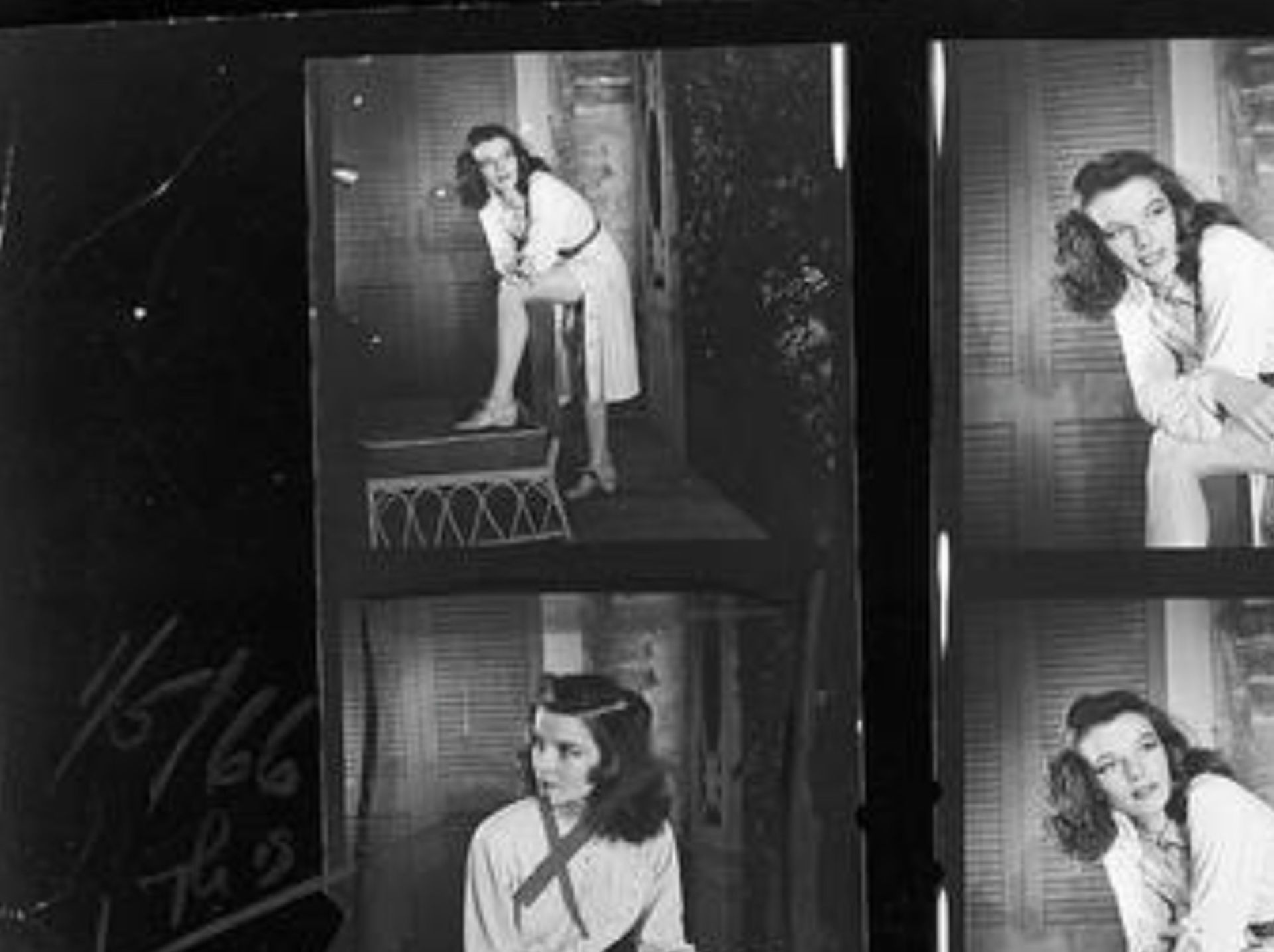 Alfred Eisenstaedt "Katharine Hepburn" Contact Sheet - Bild 3 aus 5