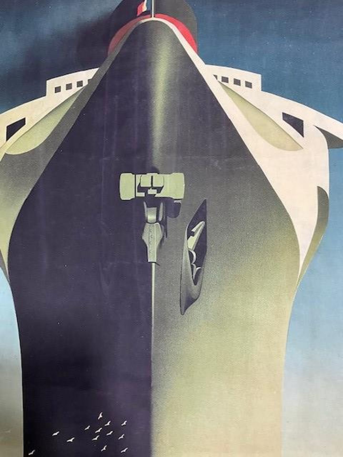 Normandie Ship Le Havre Southampton New York Poster - Bild 2 aus 10