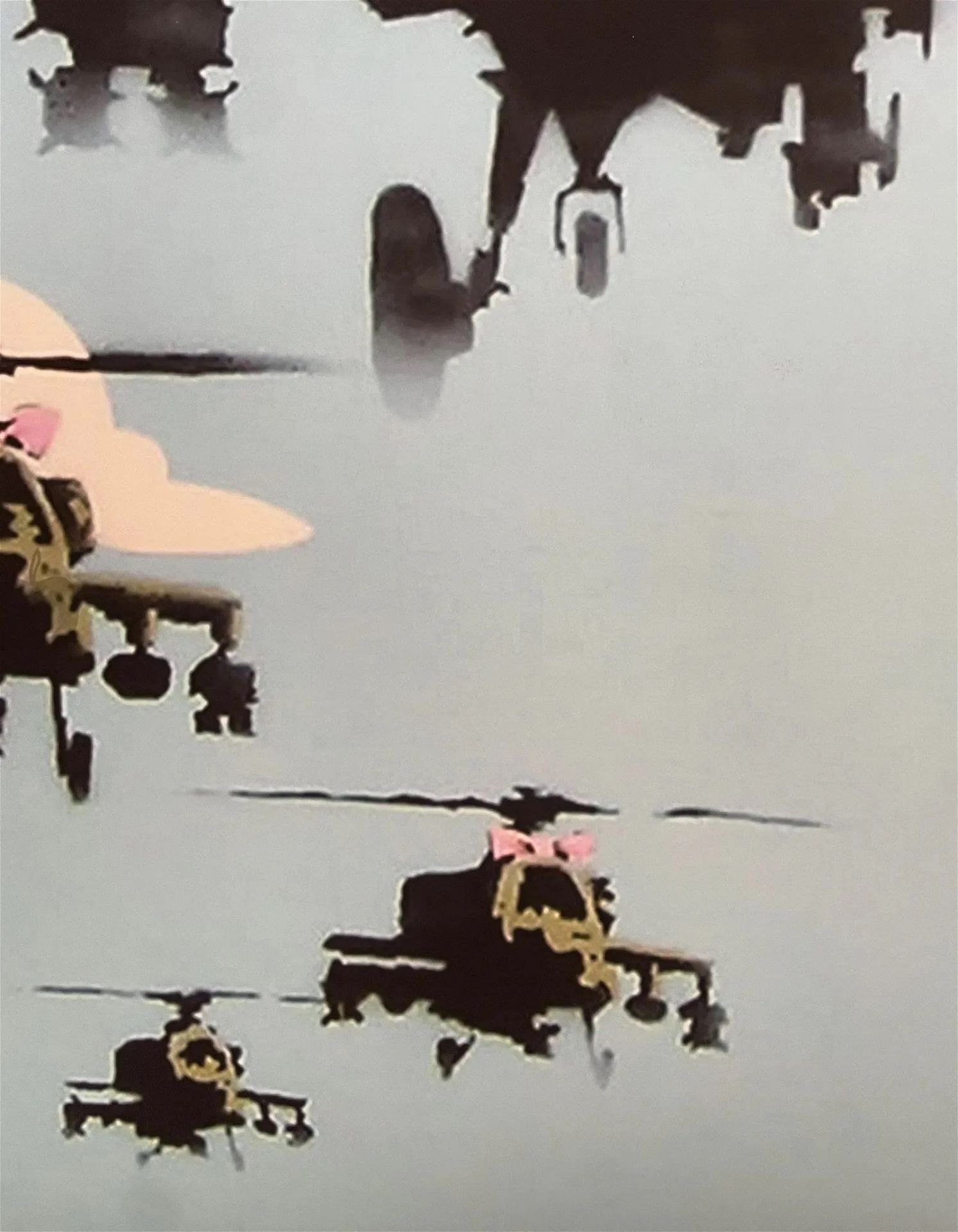 Banksy "Helicopter" Offset Lithograph - Bild 3 aus 8