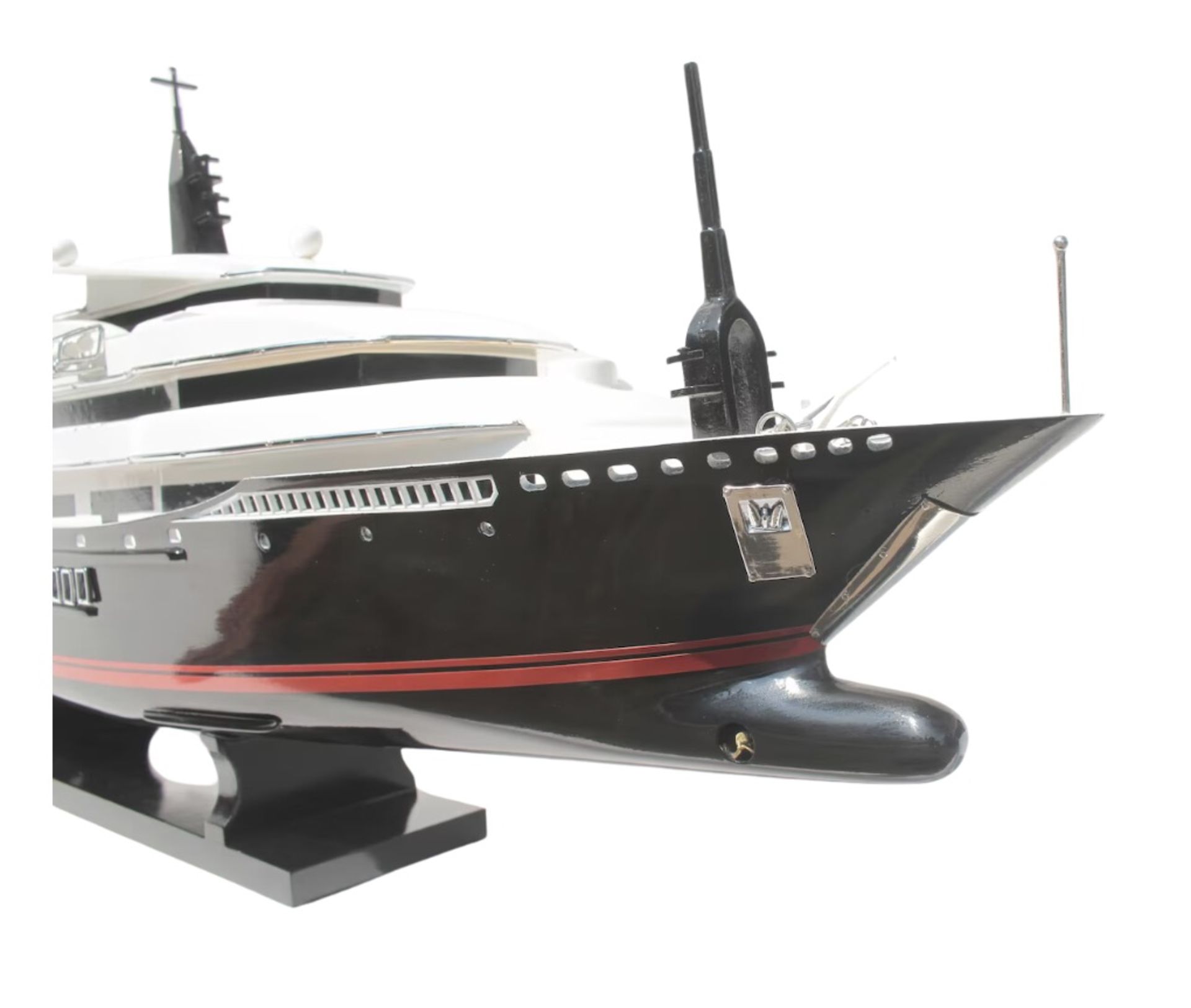 Alfa Nero Wooden Scale Yacht Display Model - Image 9 of 10