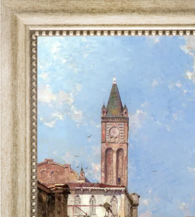 Franz Richard Unterberger "Venice" Oil Painting - Image 3 of 5