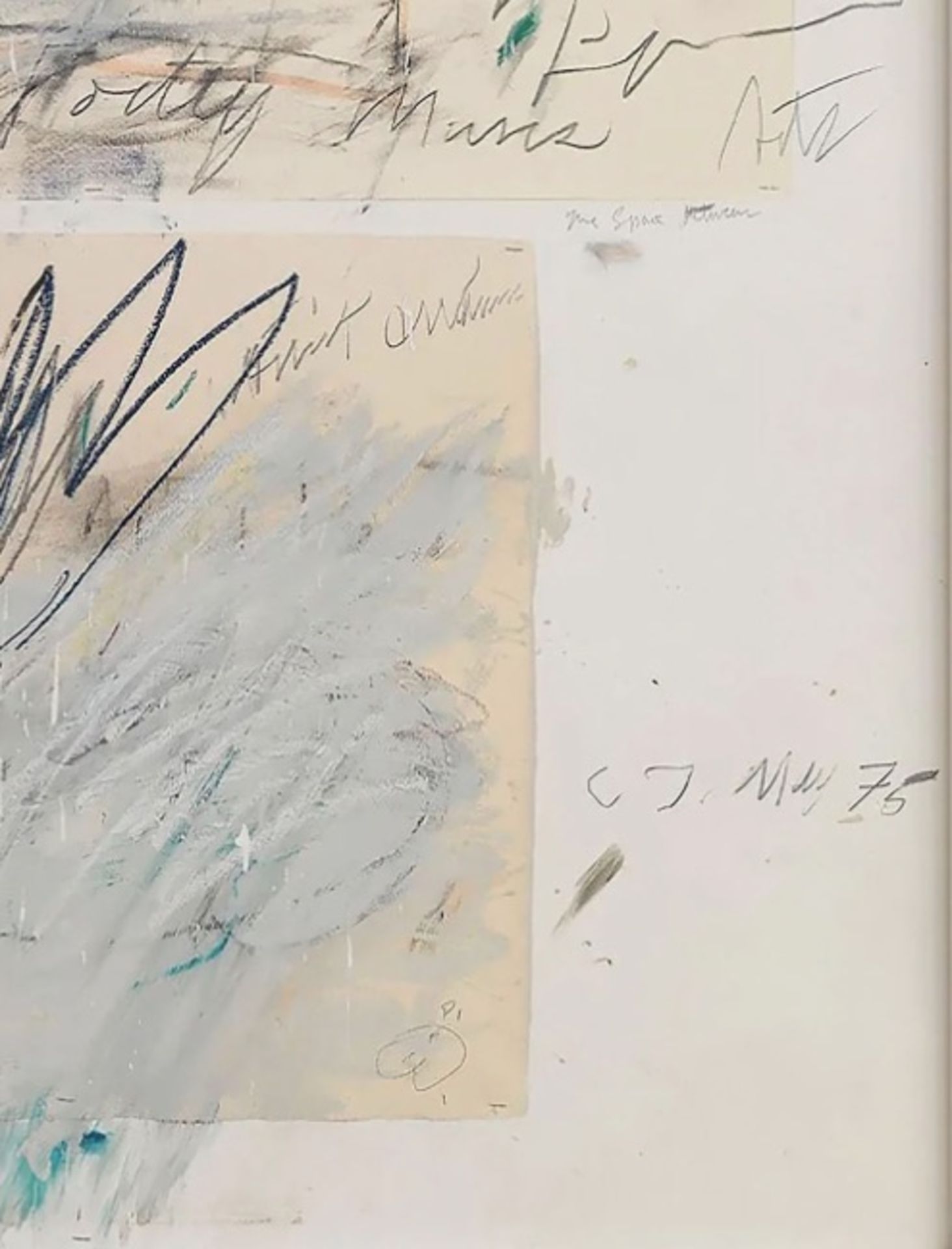 Cy Twombly "Untitled" Offset Lithograph - Bild 2 aus 5
