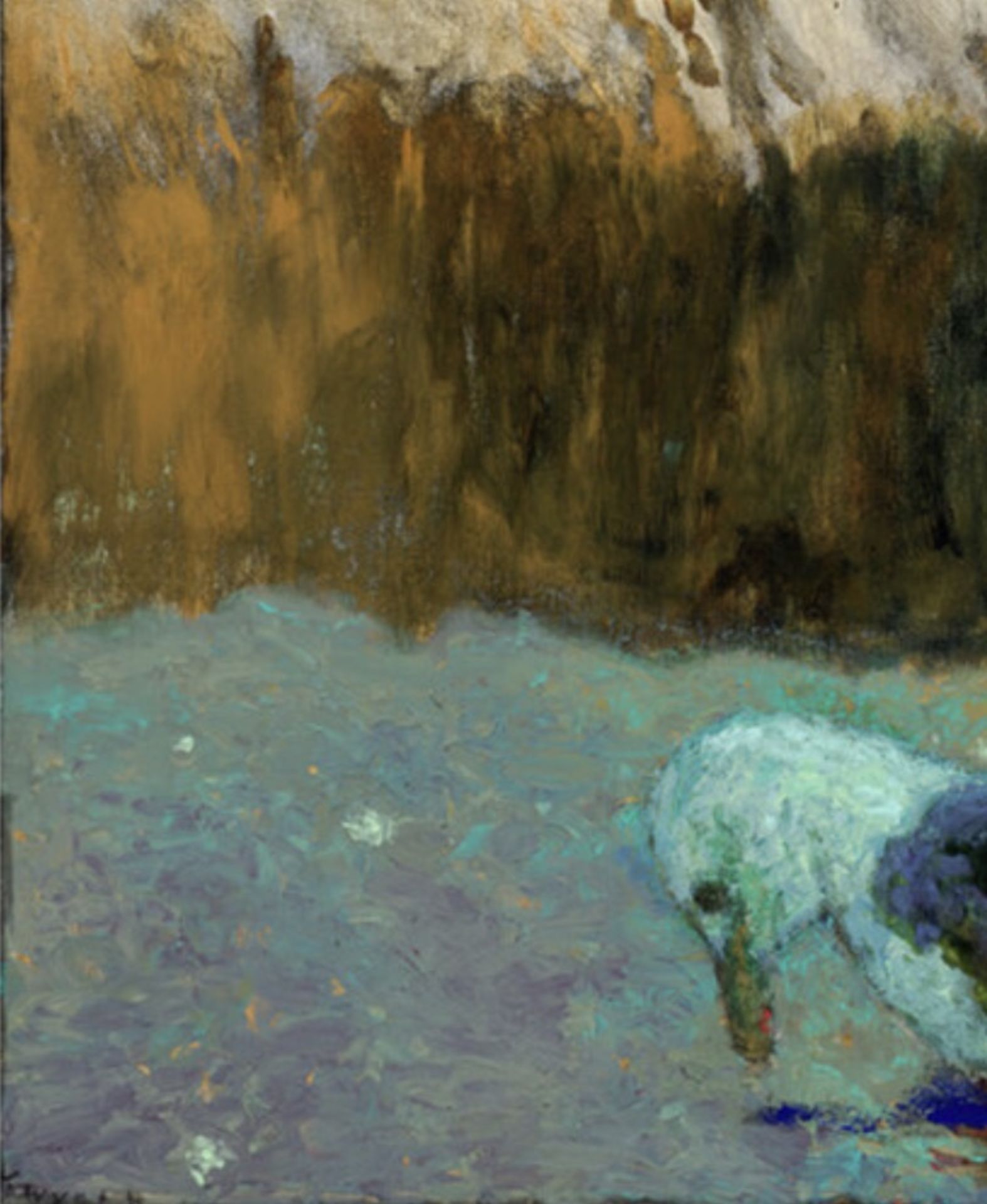 Jamie Wyeth "Swan, 2022" Offset Lithograph - Bild 4 aus 5