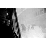 Erich Hartmann "Snowstorm, New York City, 1967