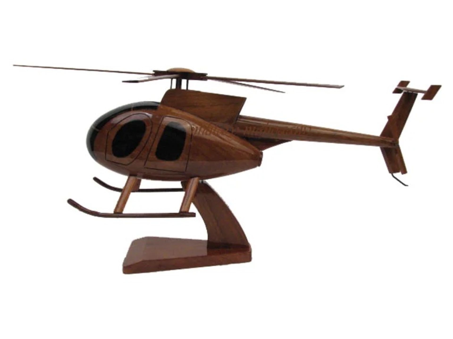 MD 500 Wooden Scale Model Desk Display - Image 2 of 5