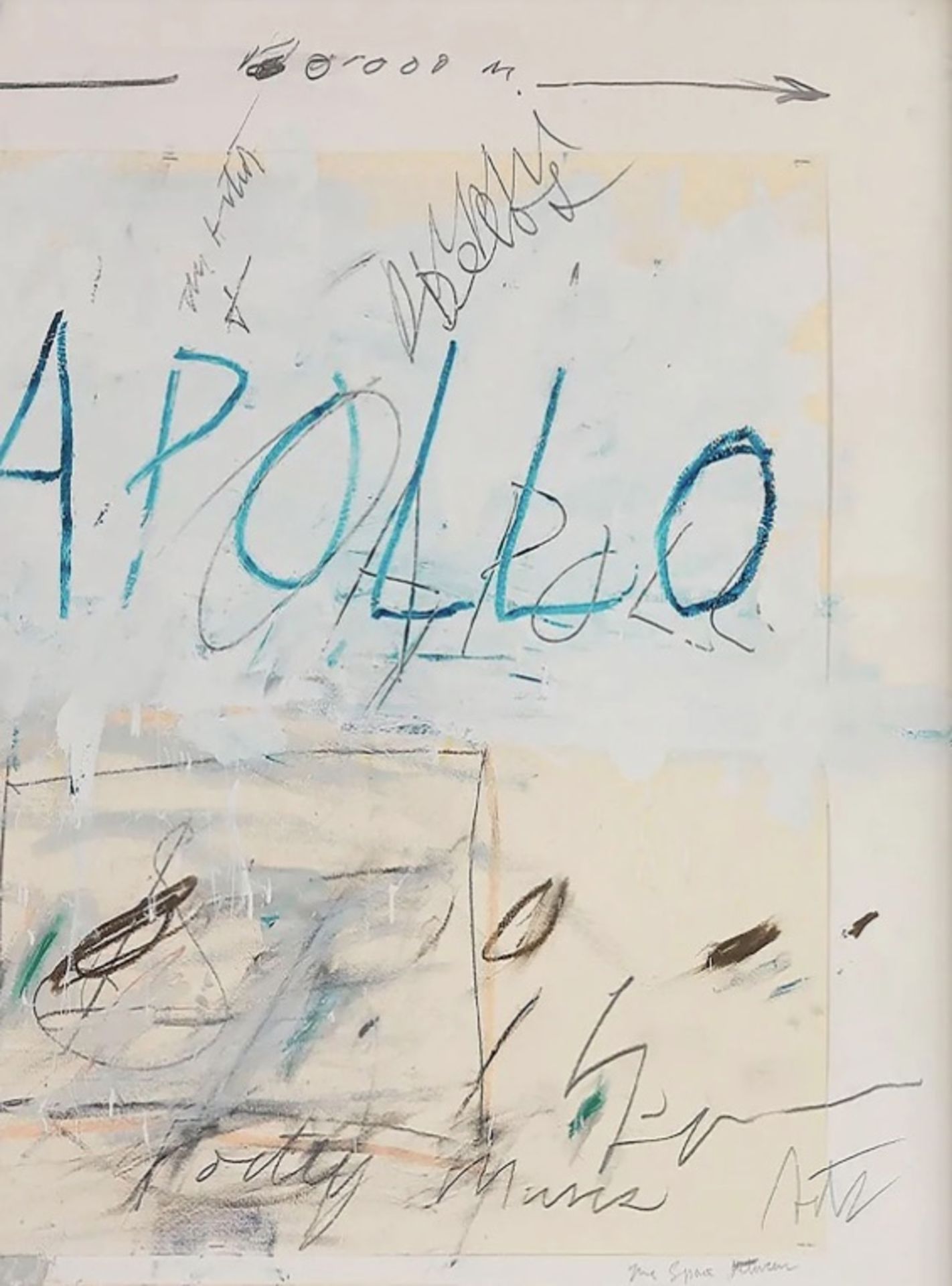 Cy Twombly "Untitled" Offset Lithograph - Bild 4 aus 5