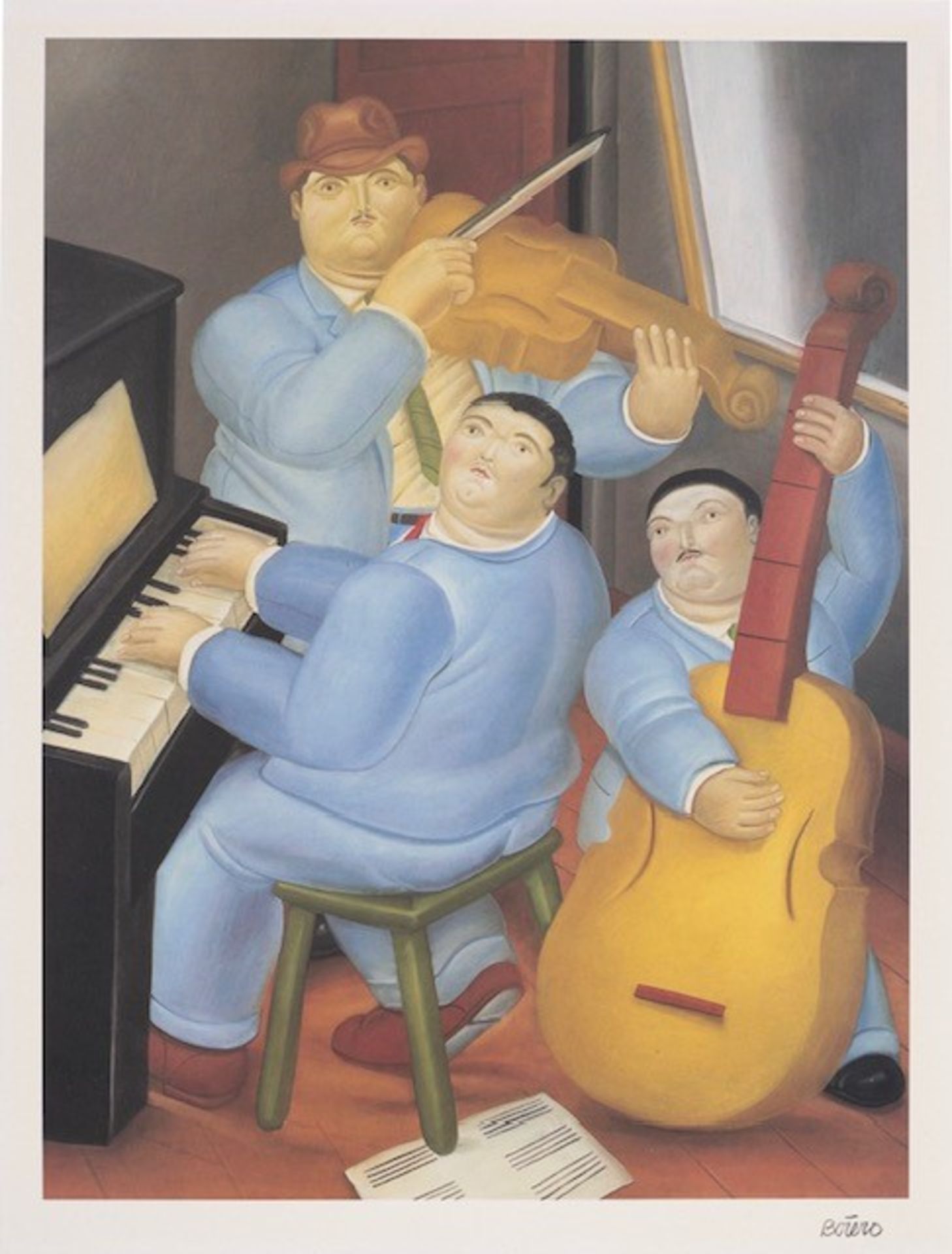 AFTER FERNANDO BOTERO (1932-2023) Three Musicians