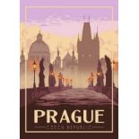 Prague, Czech Republic Travel Poster