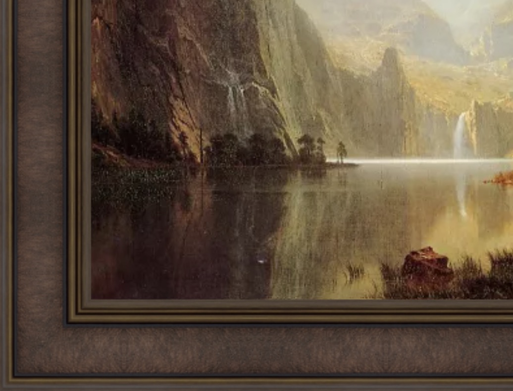 Albert Bierstadt "In the Mountains" Oil Painting - Image 5 of 5