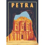 Petra, Jordan Travel Poster