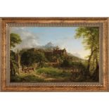 Thomas Cole "The Departure" Oil Painting