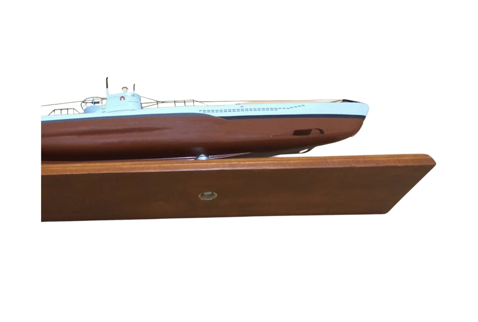 German U Boat Wooden Scale Model Display - Bild 6 aus 7