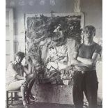 Hans Namuth "Elaine de Kooning, Willem de Kooning, East Hampton, New York, 1953" Print