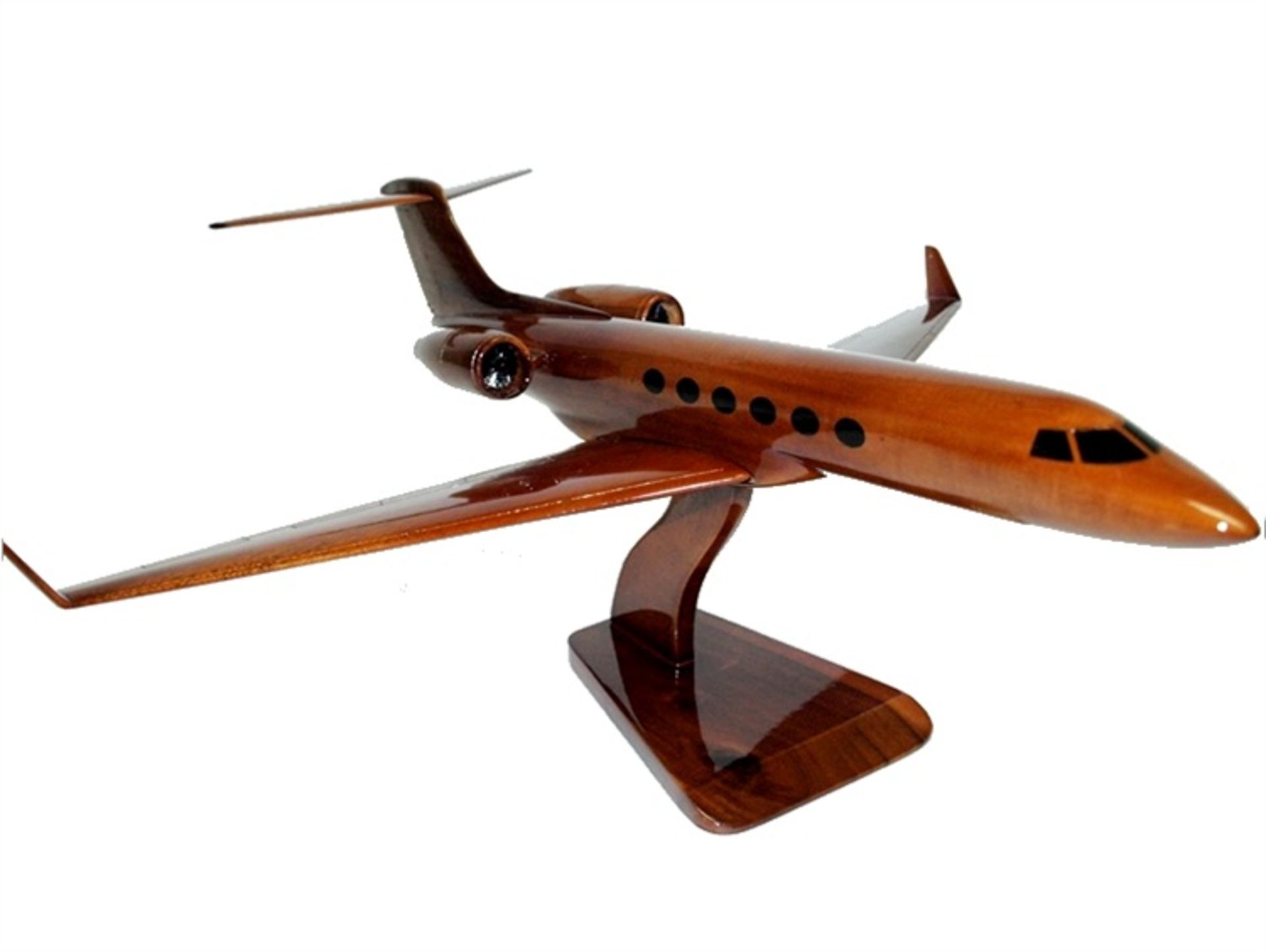 Gulfstream 550 Wooden Scale Desk Display