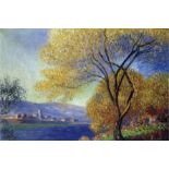 Claude Monet "Antibes, View of Salis, 1888" Oil Painting