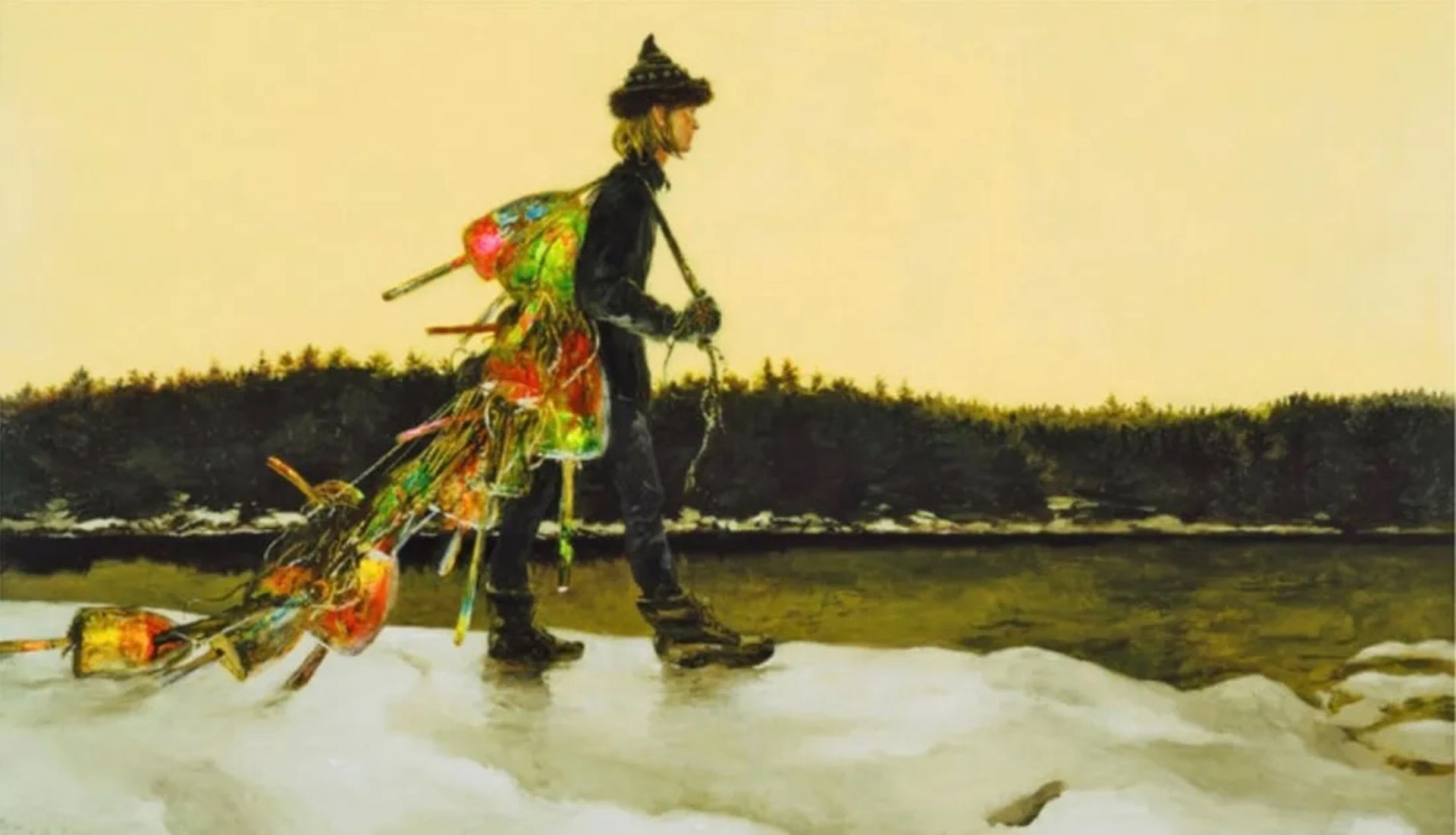 Jamie Wyeth "The Mainland, 1992" Offset Lithograph