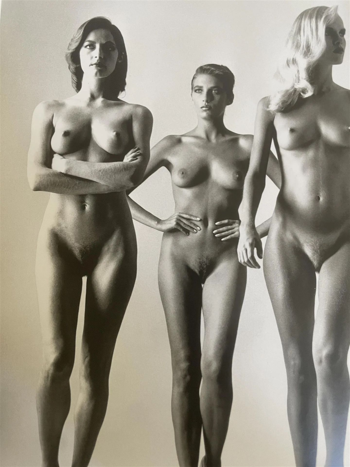 Helmut Newton "Sie Kommen, Naked, French Vogue, Paris, 1981" Print - Image 3 of 6