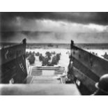 World War II "D-Day, Normandy, 1944, 1st US Infantry Division Landing, Omaha Beach" Photo Print