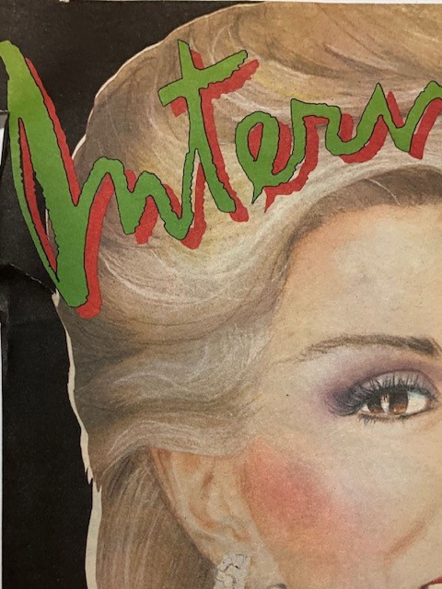Andy Warhol" JOAN RIVERS" Hand Signed Interview Magazine Cover - Image 6 of 6