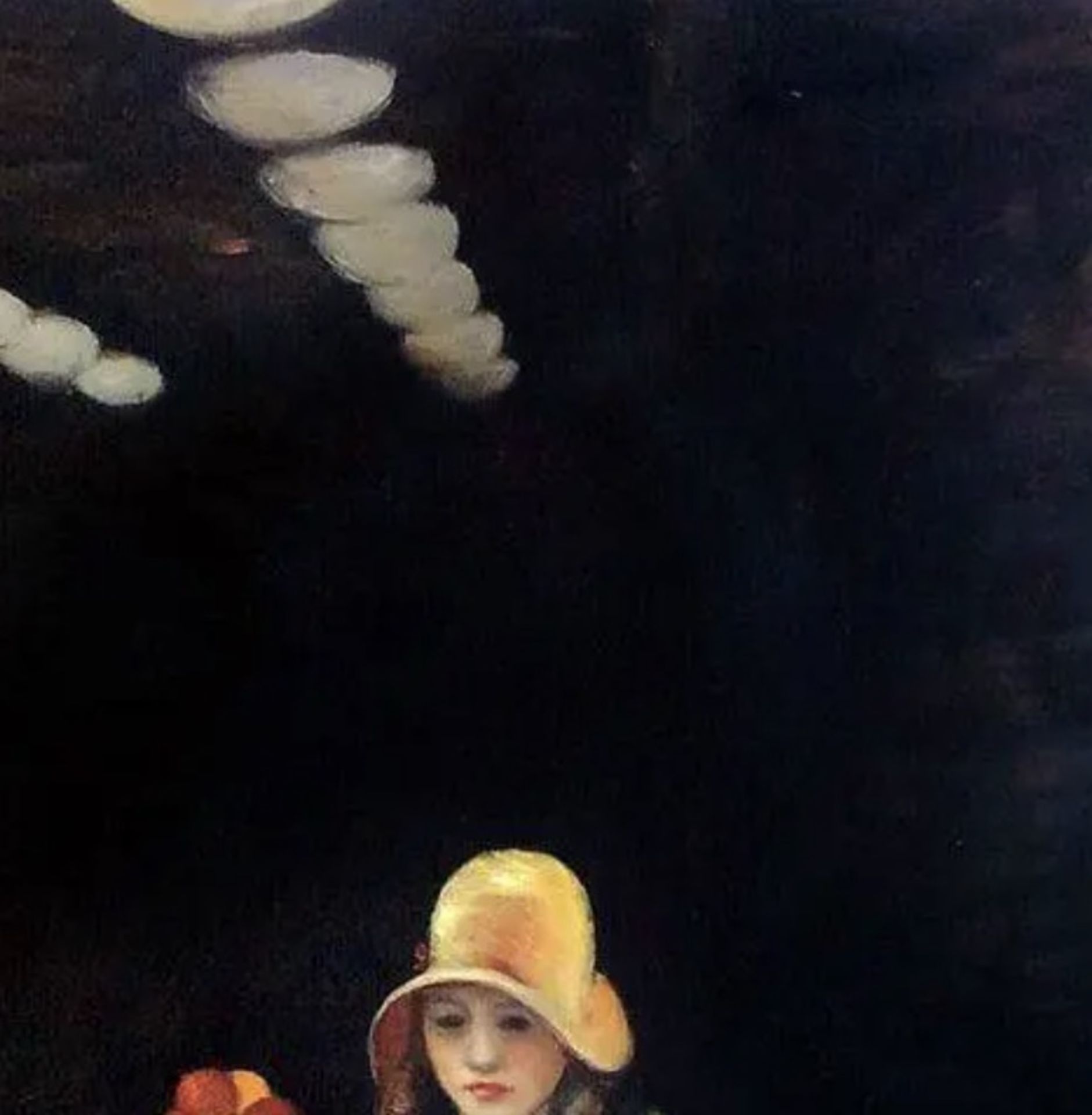 Edward Hopper "Automat" Oil Painting - Image 4 of 5