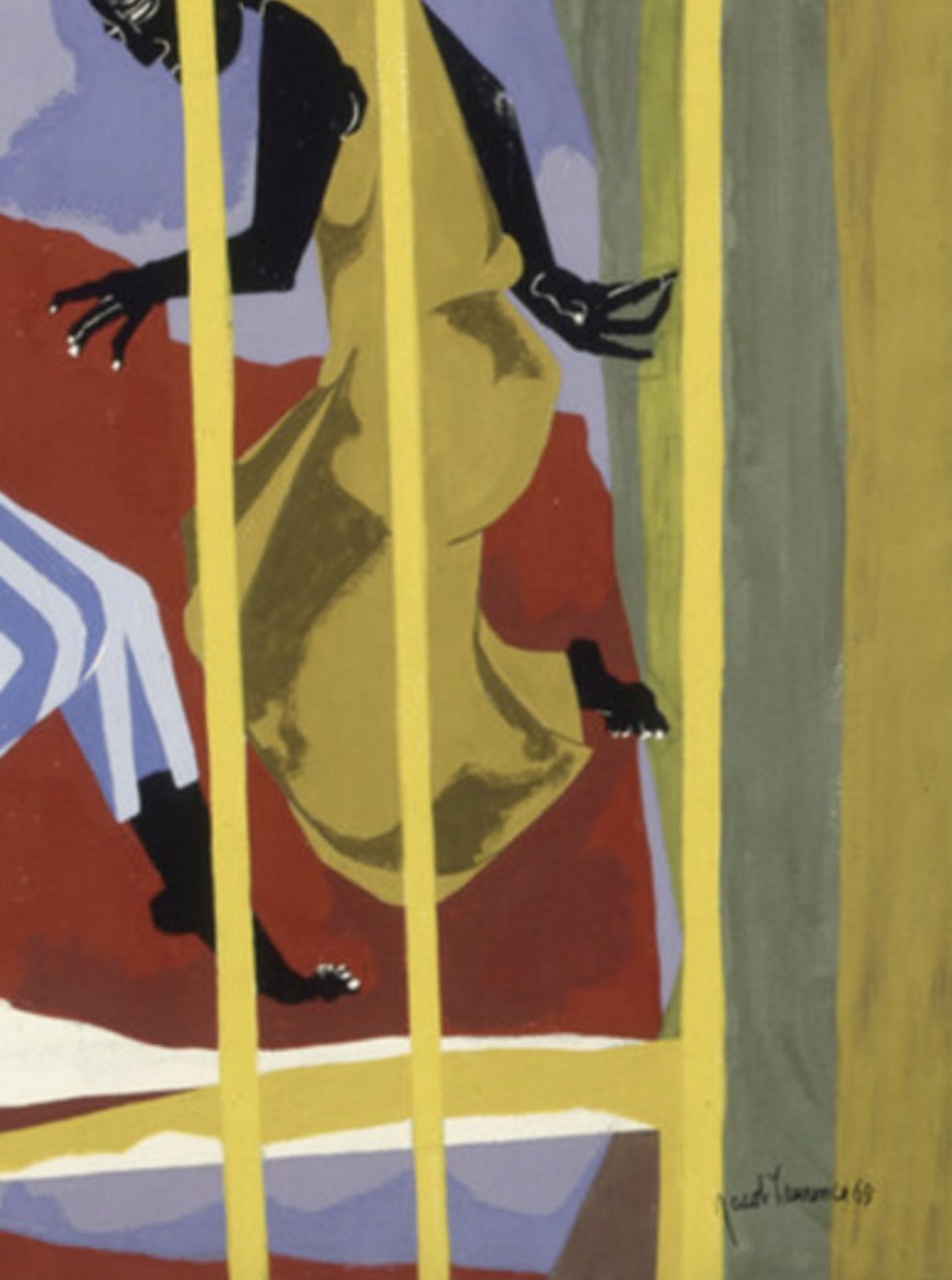 Jacob Lawrence "Dreams, 1965" Offset Lithograph - Image 2 of 5