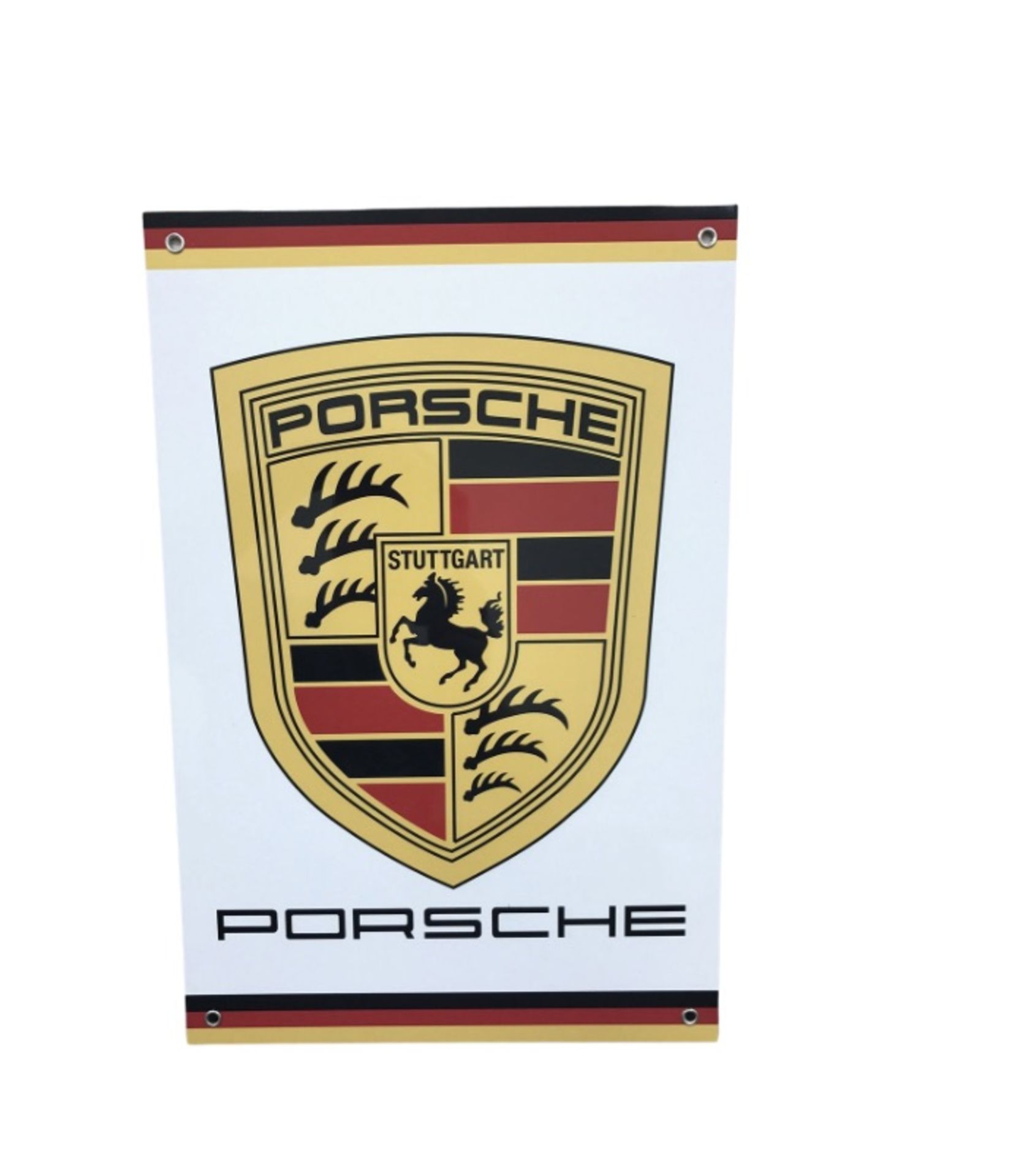 Porsche Aluminum Metal Garage Display