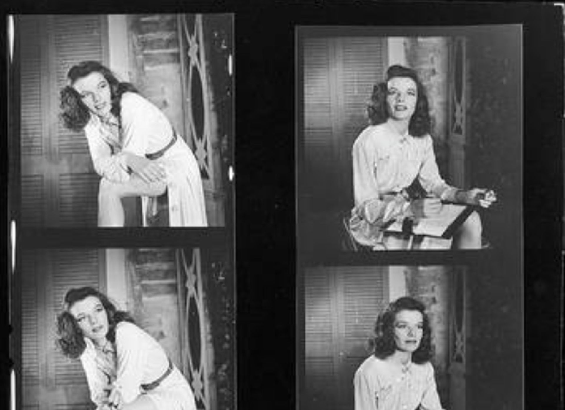 Alfred Eisenstaedt "Katharine Hepburn" Contact Sheet - Bild 5 aus 5