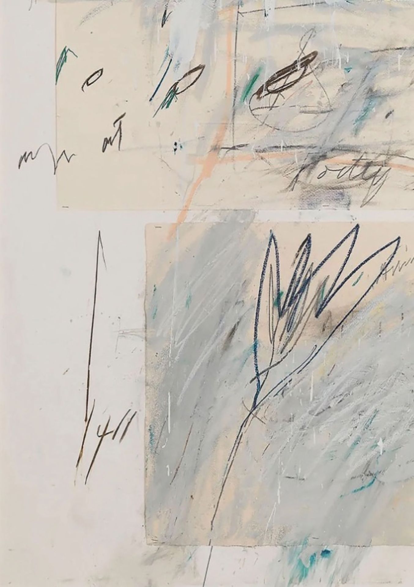 Cy Twombly "Untitled" Offset Lithograph - Bild 5 aus 5