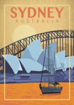 Sydney, Australia Travel Poster