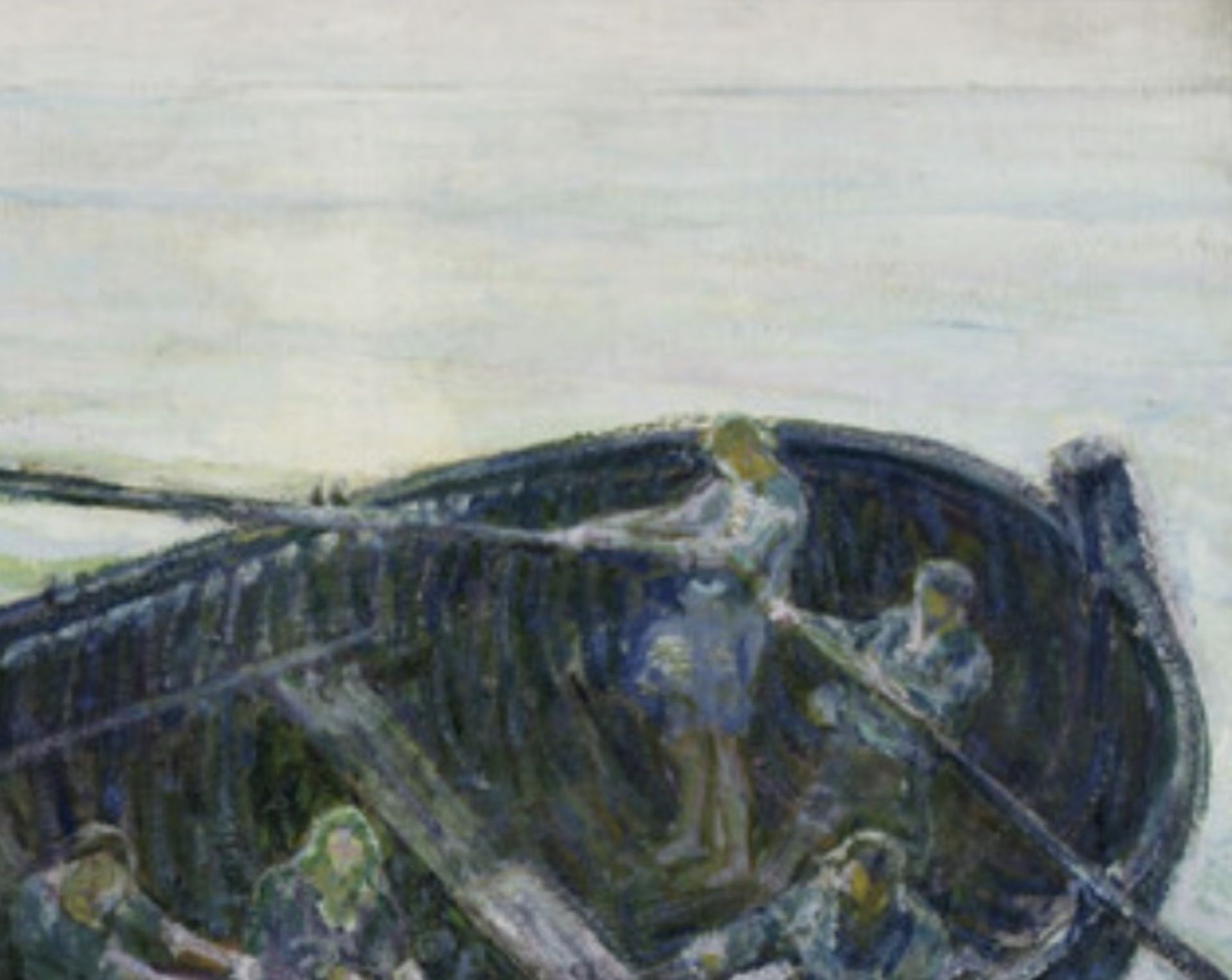 Henry Ossawa Tanner "The Miraculous Haul of Fishes, 1914" Offset Lithograph - Image 4 of 5