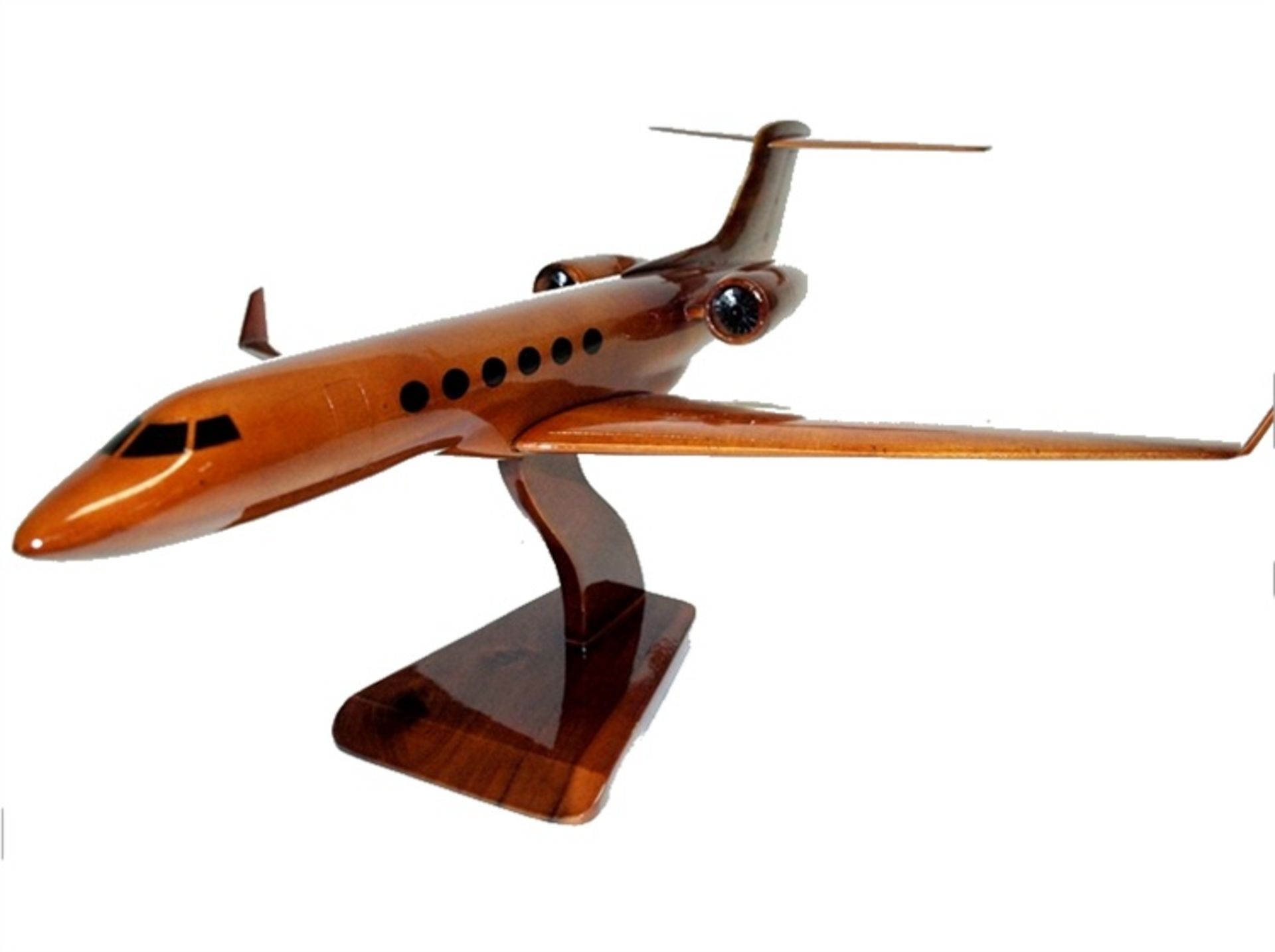 Gulfstream 550 Wooden Scale Desk Display - Image 2 of 5
