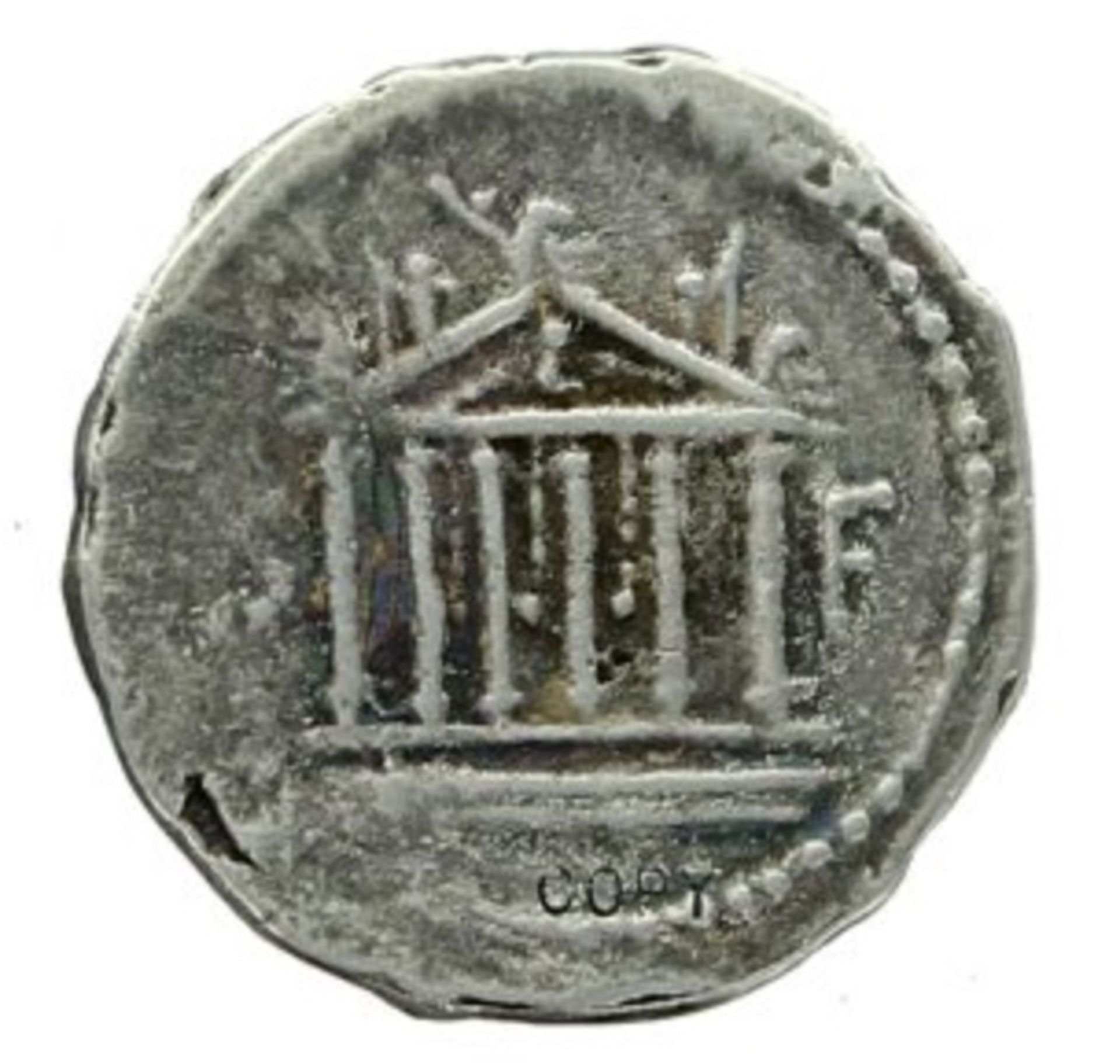 Petillius Capitolinus Roman Republic, Denarius 43 BC Coin - Image 2 of 2