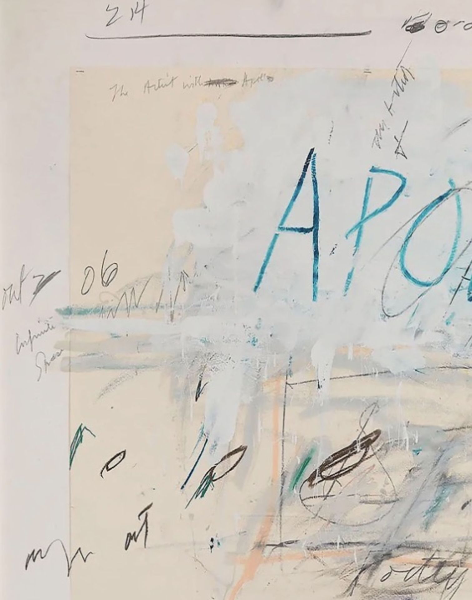 Cy Twombly "Untitled" Offset Lithograph - Bild 3 aus 5