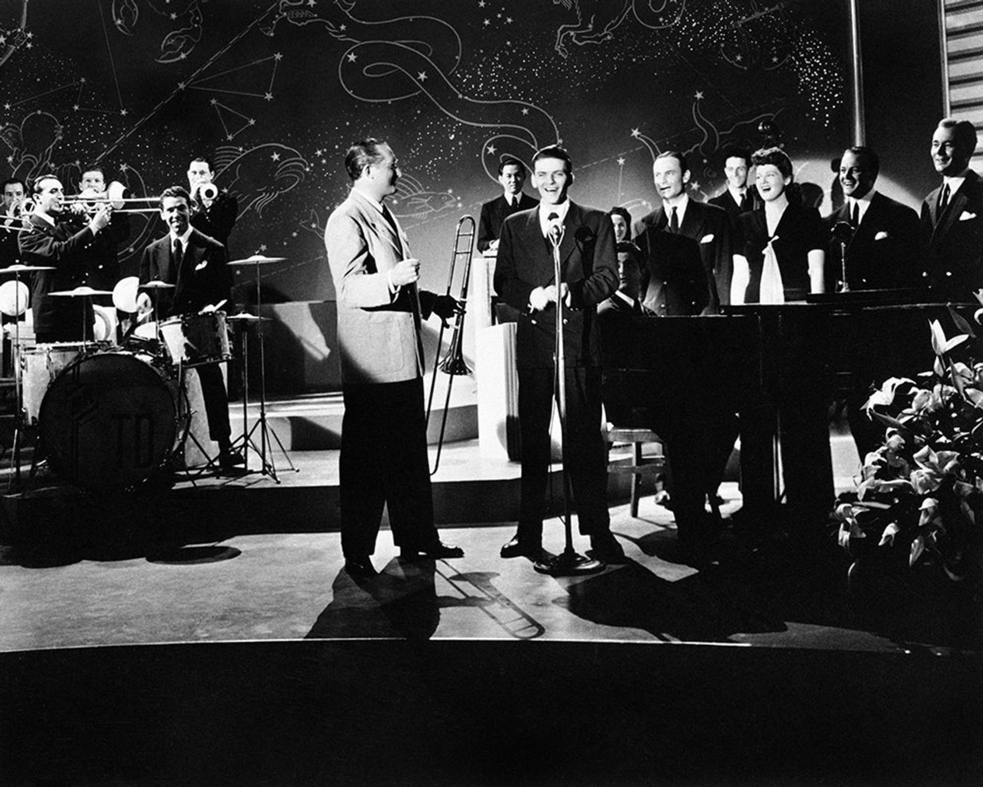 Frank Sinatra and Tommy Dorsey "Orchestra, 1942" Photo-Print