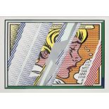 Roy Lichtenstein "Reflections on Girl, 1990" Plate Signed Offset Lithograph