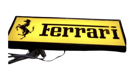 Ferrari Advertisement Garage Wall Display Sign