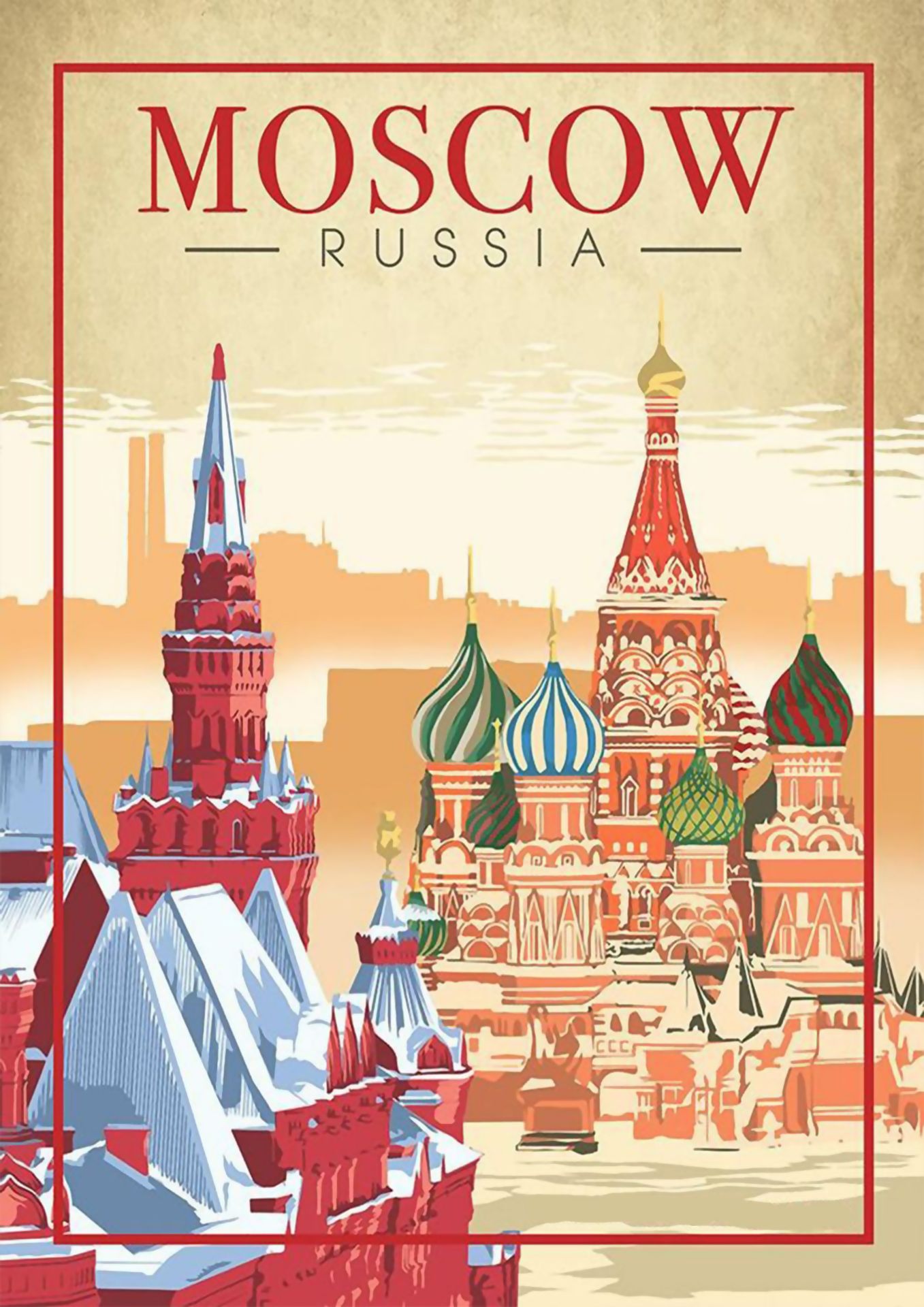 Moscow, Russia Poster