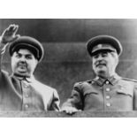 Joseph Stalin and Georgy Malenkov Photo Print