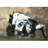 Banksy "Policeman" Offset Lithograph
