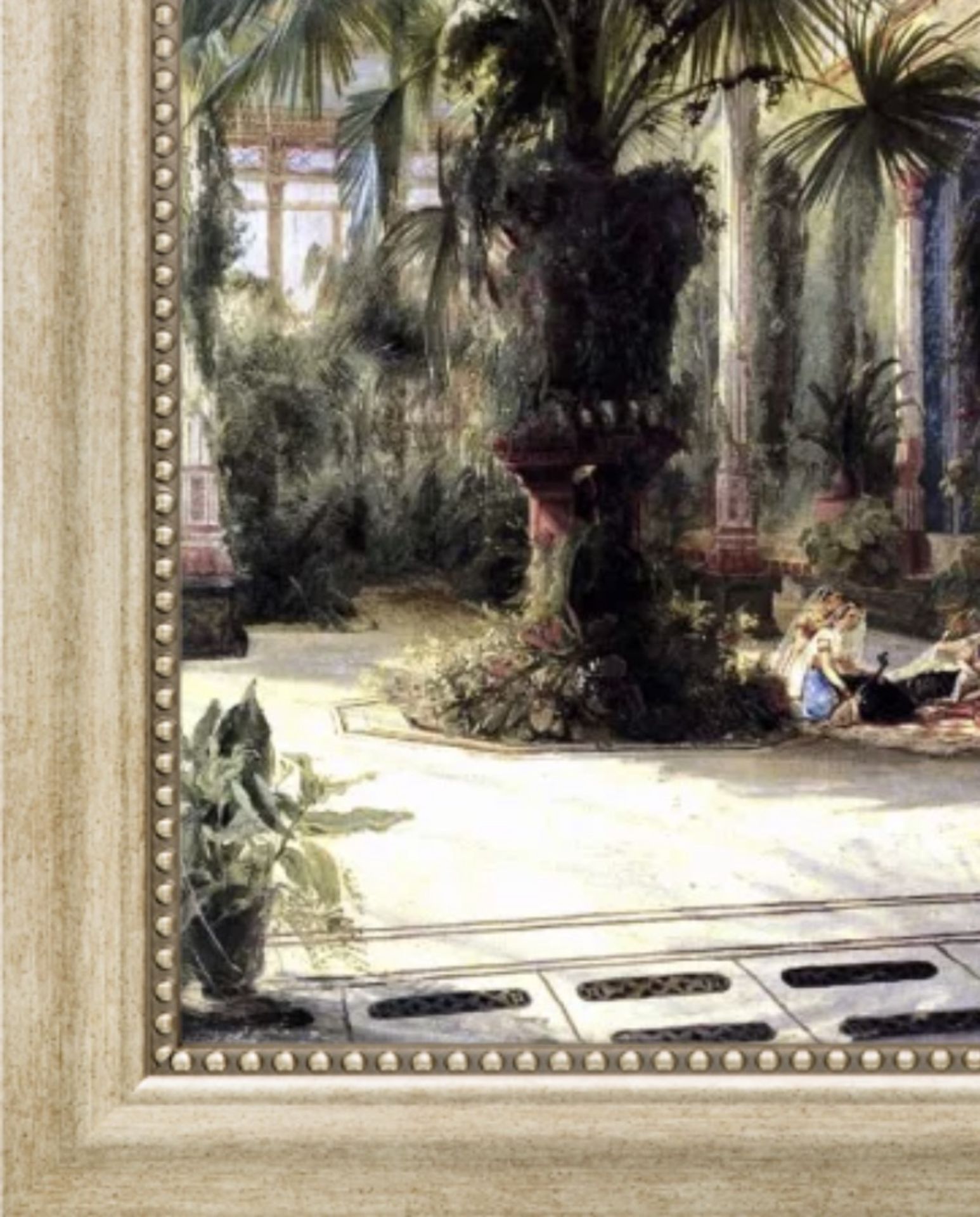 Karl Blechen "In the Palm House in Potsdam" Oil Painting - Bild 5 aus 5