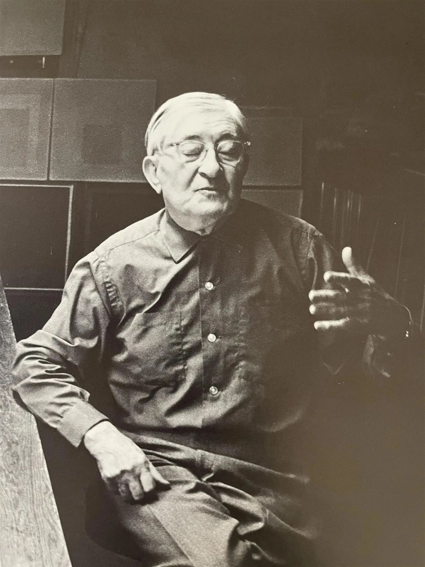 Hans Namuth "Josef Albers, New Haven, Connecticut, 1965" Print - Image 2 of 4