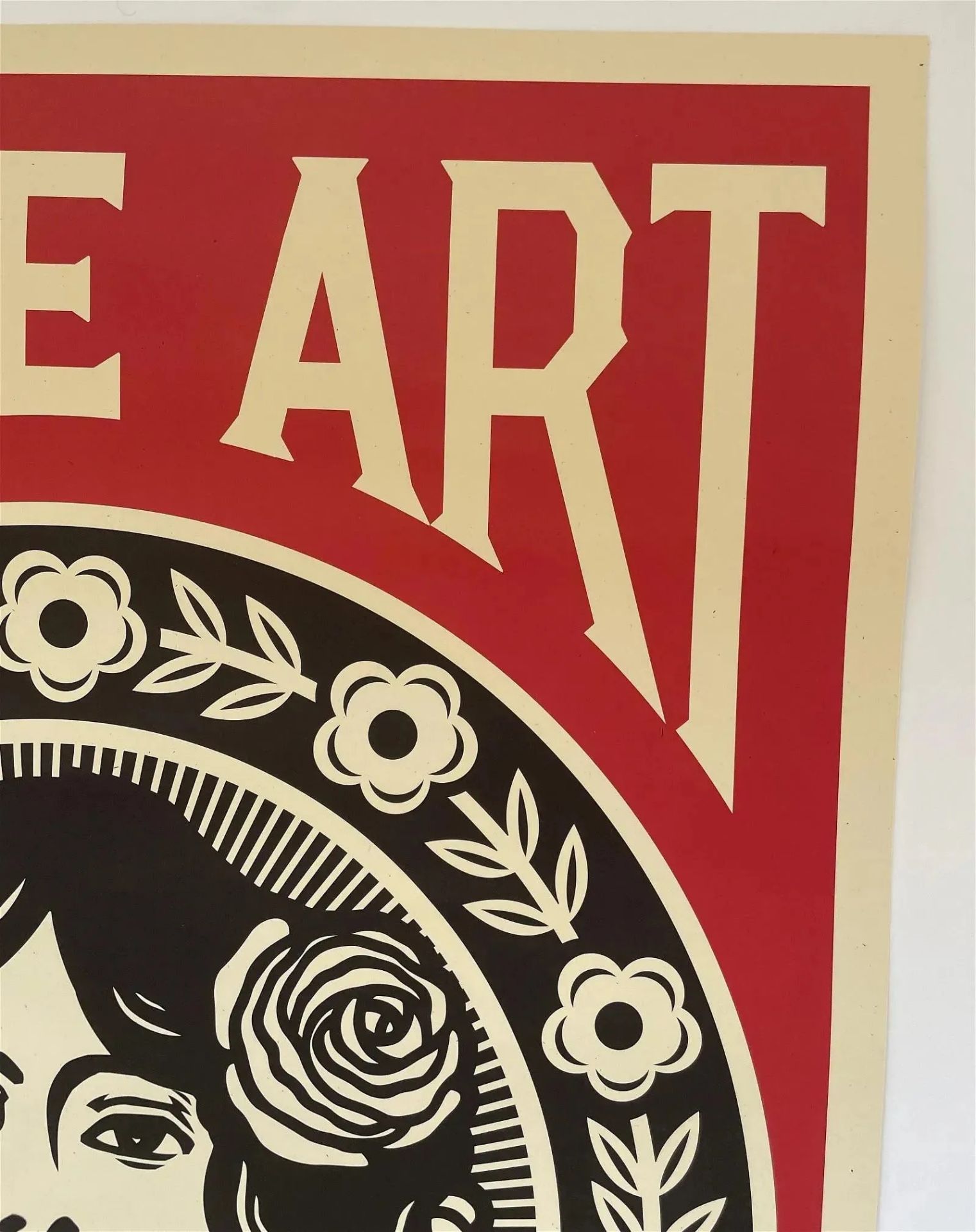 Shepard Fairey Signed "Make Art Not War" Offset Lithograph - Image 5 of 7