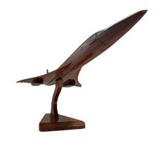 Concorde Wooden Scale Aircraft Display Model